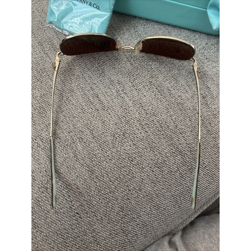 Tiffany Aviator Twist Bow Sunglasses (model Tf 3044) Rare - Picture 4 of 5